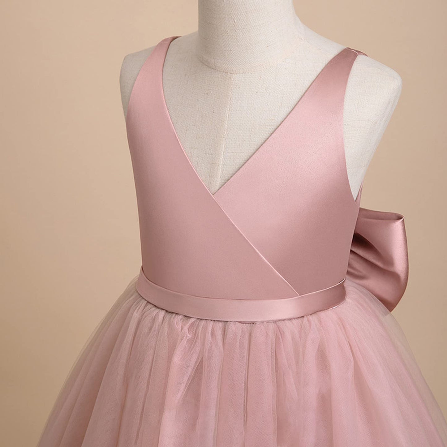 BABY PROUD PEACH COLOR FROCK WITH HAIR BAND