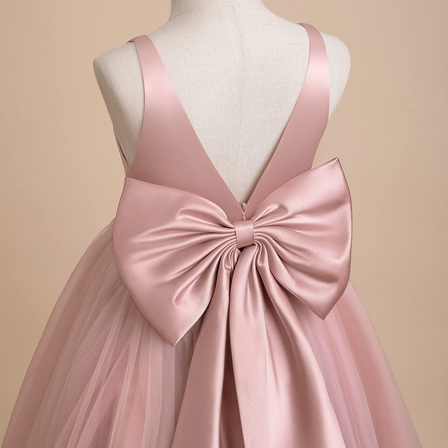 BABY PROUD PEACH COLOR FROCK WITH HAIR BAND