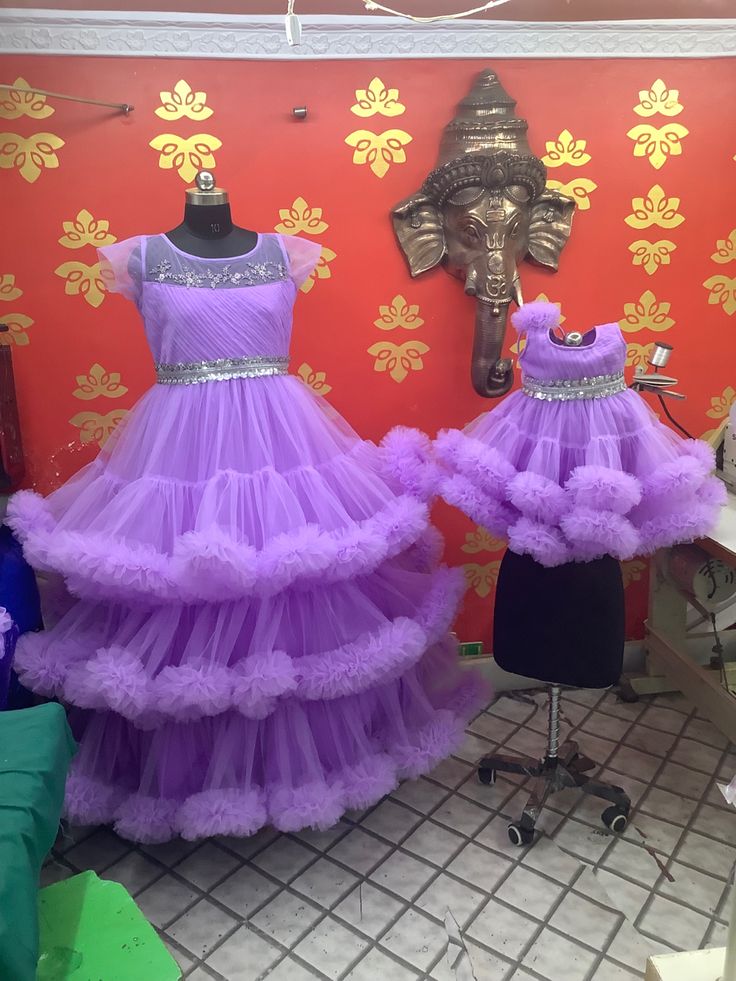 BABY PROUD PARTY WEAR FROCK GOWN main image 0