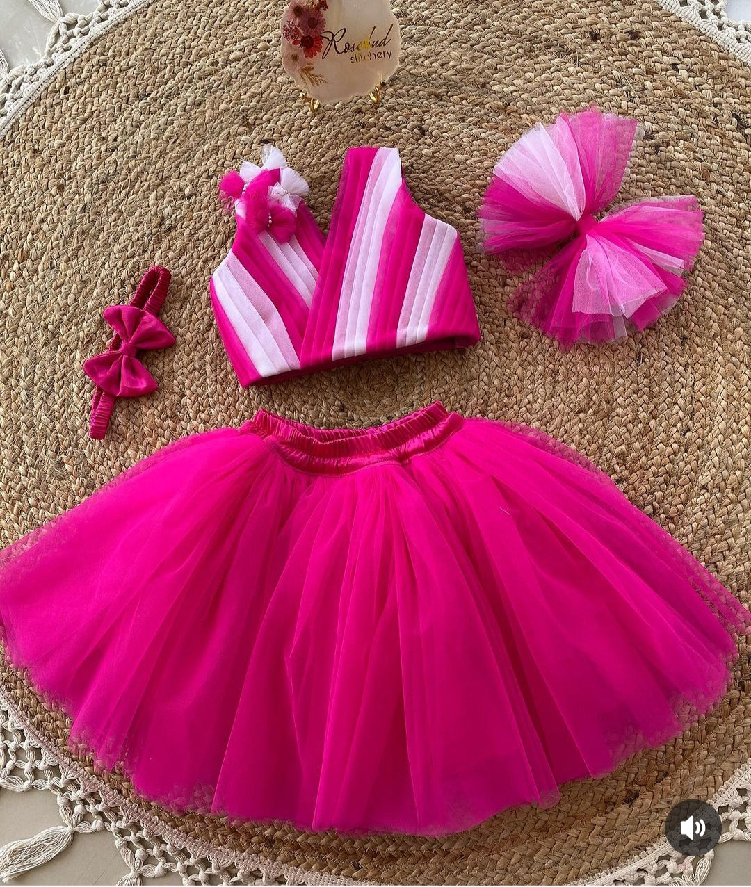 Baby Proud Party Wear Skirts And Top