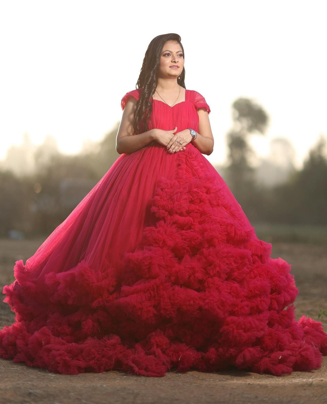 Elegant Xmas Gowns Long Sleeve Gown Women Party Dresses Baby Proud Party Wear Gown Elegant Xmas Gowns Long Sleeve Gown Women Party Dresses Baby Proud Party Wear Gown