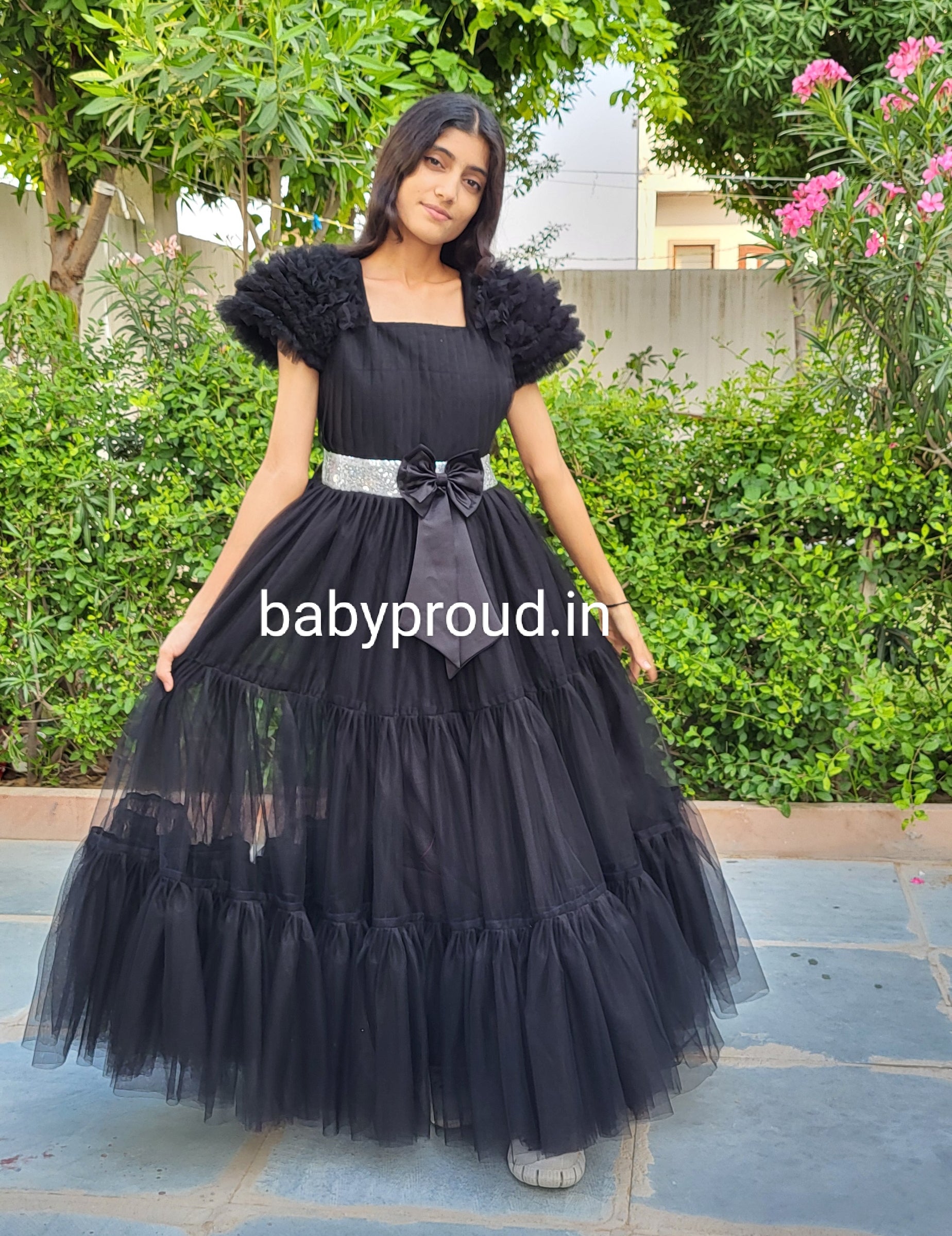 BABY PROUD PARTY WEAR FROCK