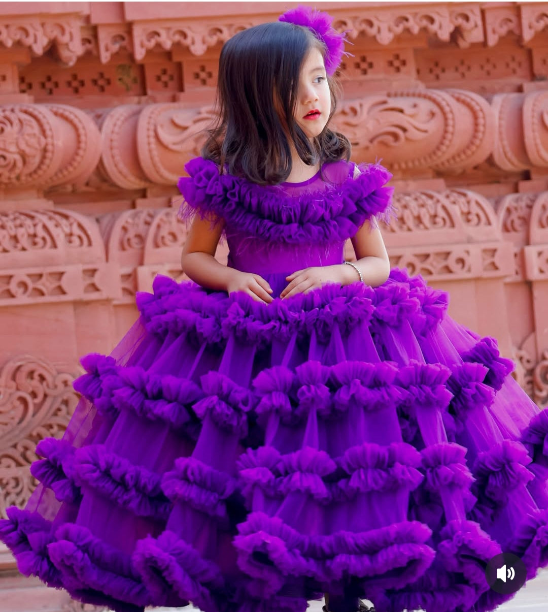 BABY PROUD PARTY WEAR FROCK