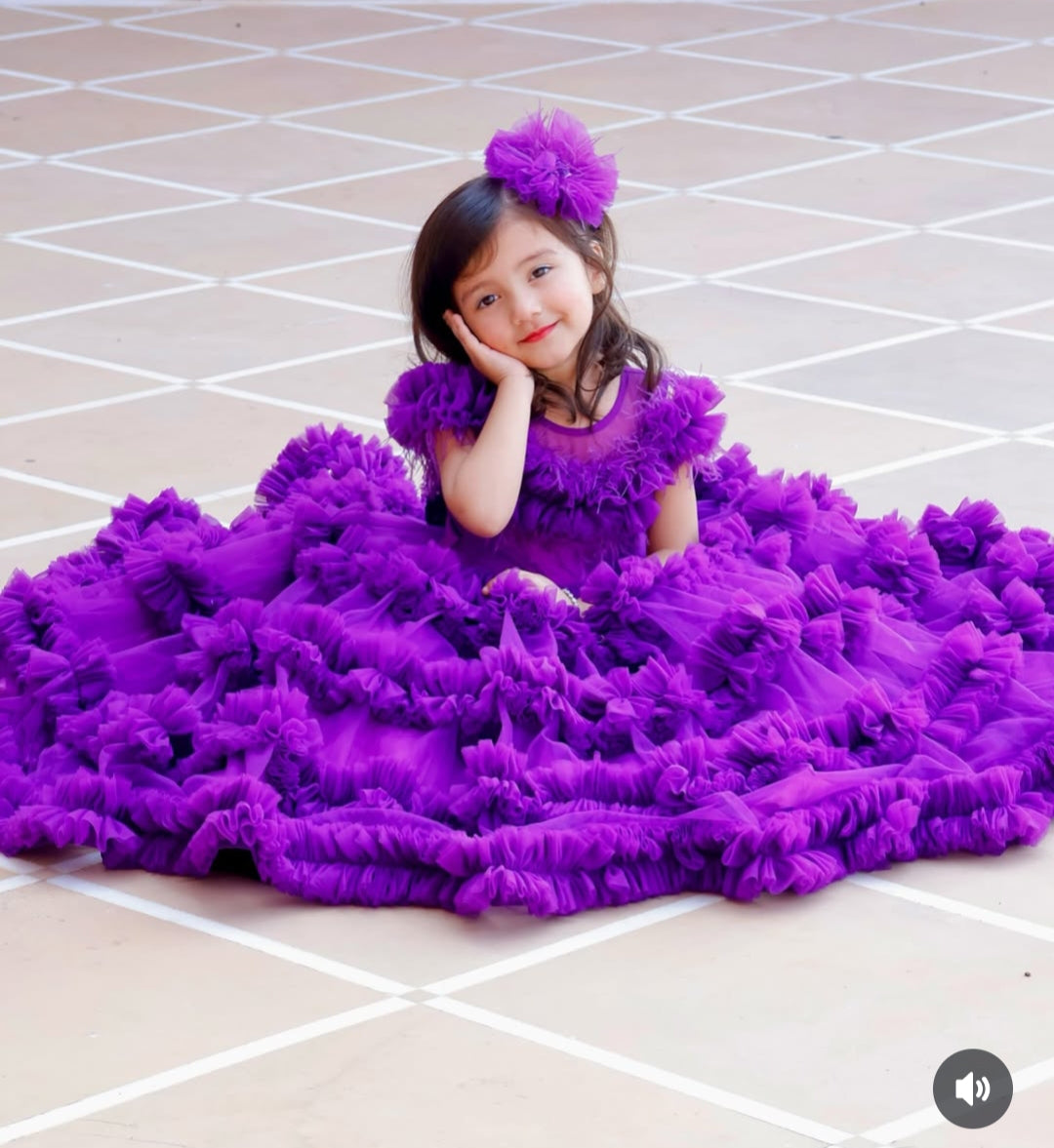 BABY PROUD PARTY WEAR FROCK