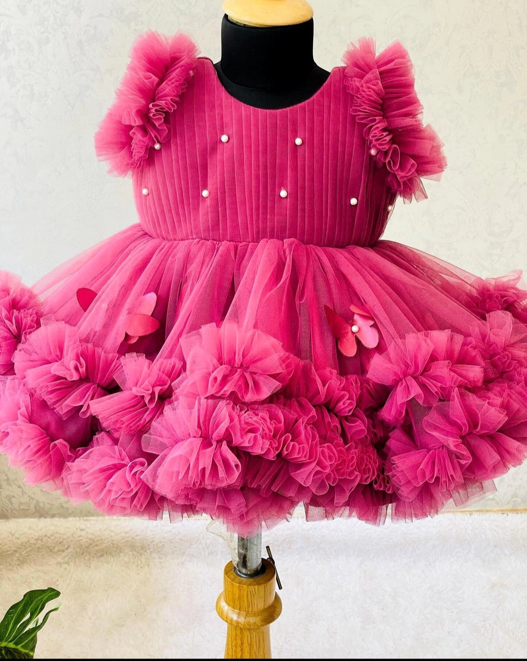 BABY PROUD PARTY WEAR FROCK