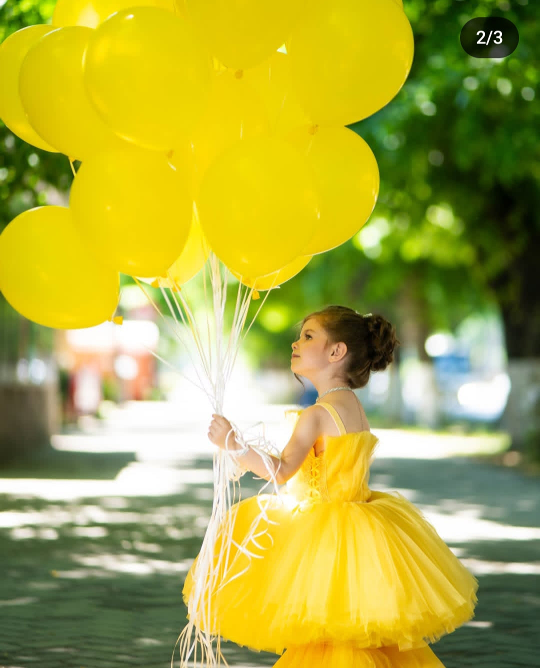 BABY PROUD PARTY WEAR FROCK WITH TAIL