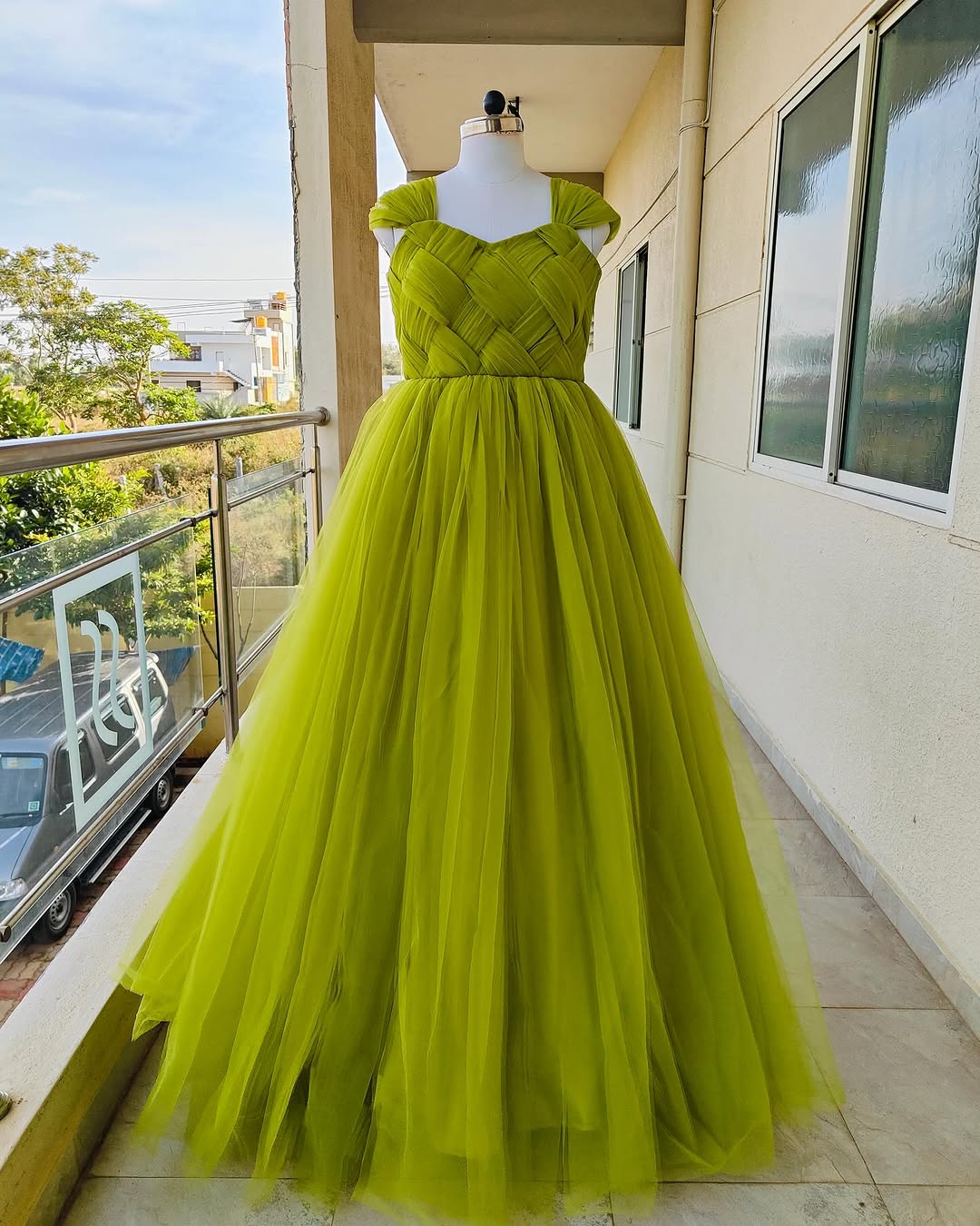 BABY PROUD PARTY WEAR GOWN
