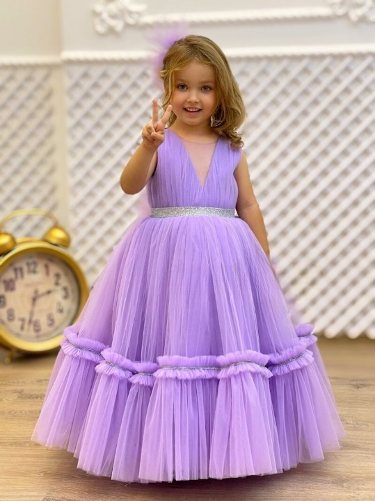 BABY PROUD PARTY WEAR FROCK