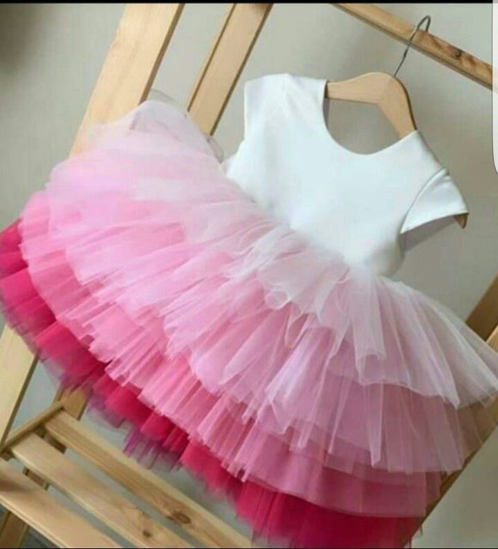 BABY PROUD MULTY COLOR FROCK WITH HAIR BAND