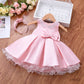 Beautiful Birthday Party Frock Dress Hair Band & Shoes