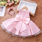 Beautiful Birthday Party Frock Dress Hair Band & Shoes