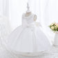 Beautiful Birthday Party Frock Dress Hair Band & Shoes