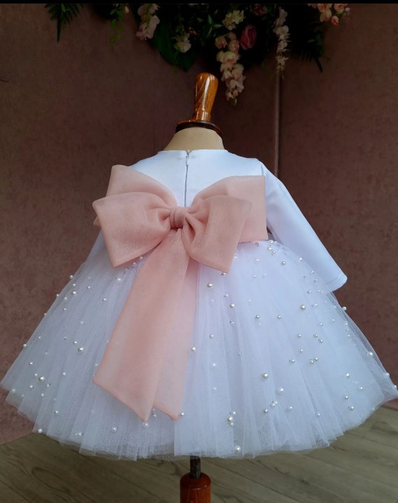Baby frock top with hair band