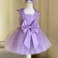 BABY PROUD PURPLE COLOR FROCK WITH HAIR BAND