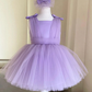 BABY PROUD PURPLE COLOR FROCK WITH HAIR BAND