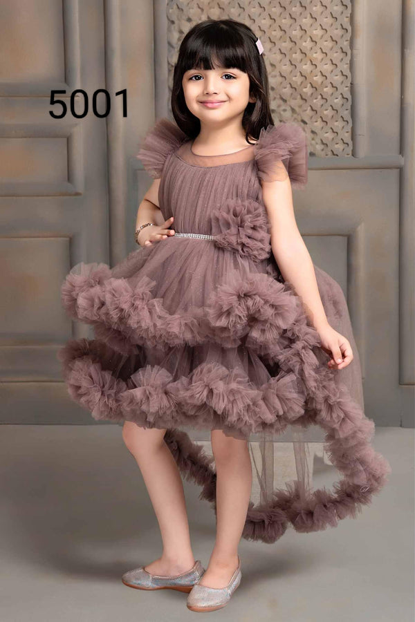 BABY PROUD PARTY WEAR FROCK