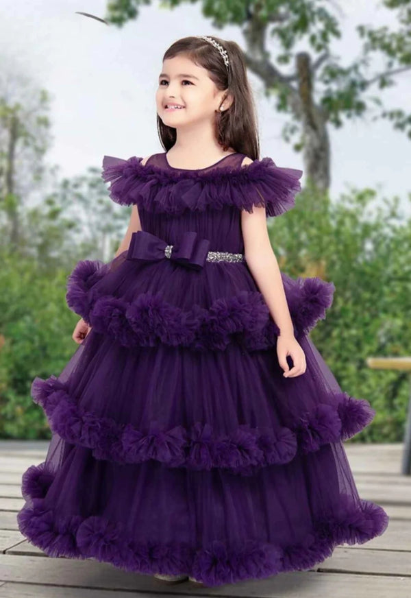 BABY PROUD PARTY WEAR GOWN