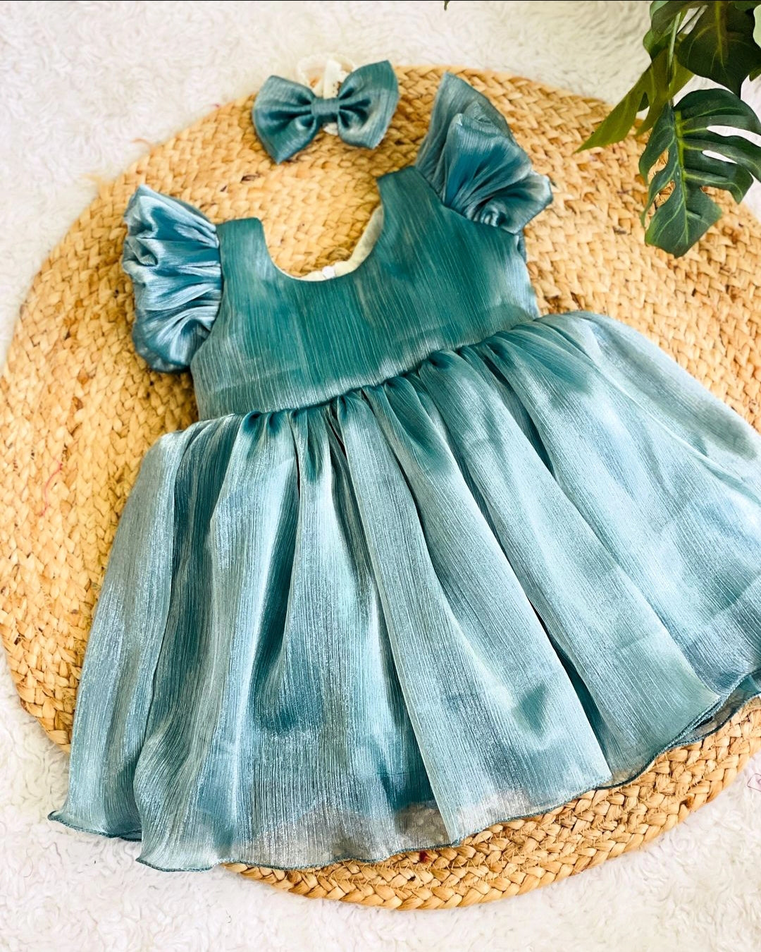 BABY PROUD PARTY WEAR FROCK