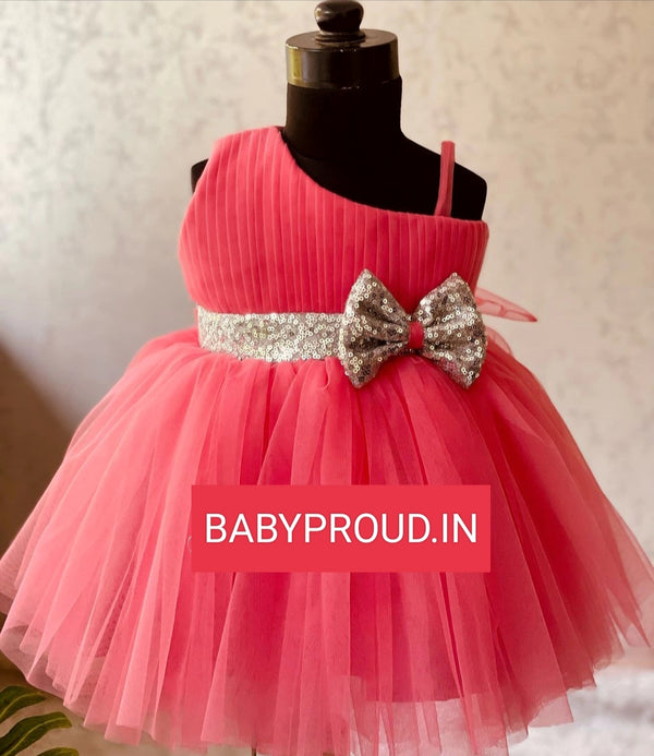 BABY PROUD PARTY WEAR FROCK