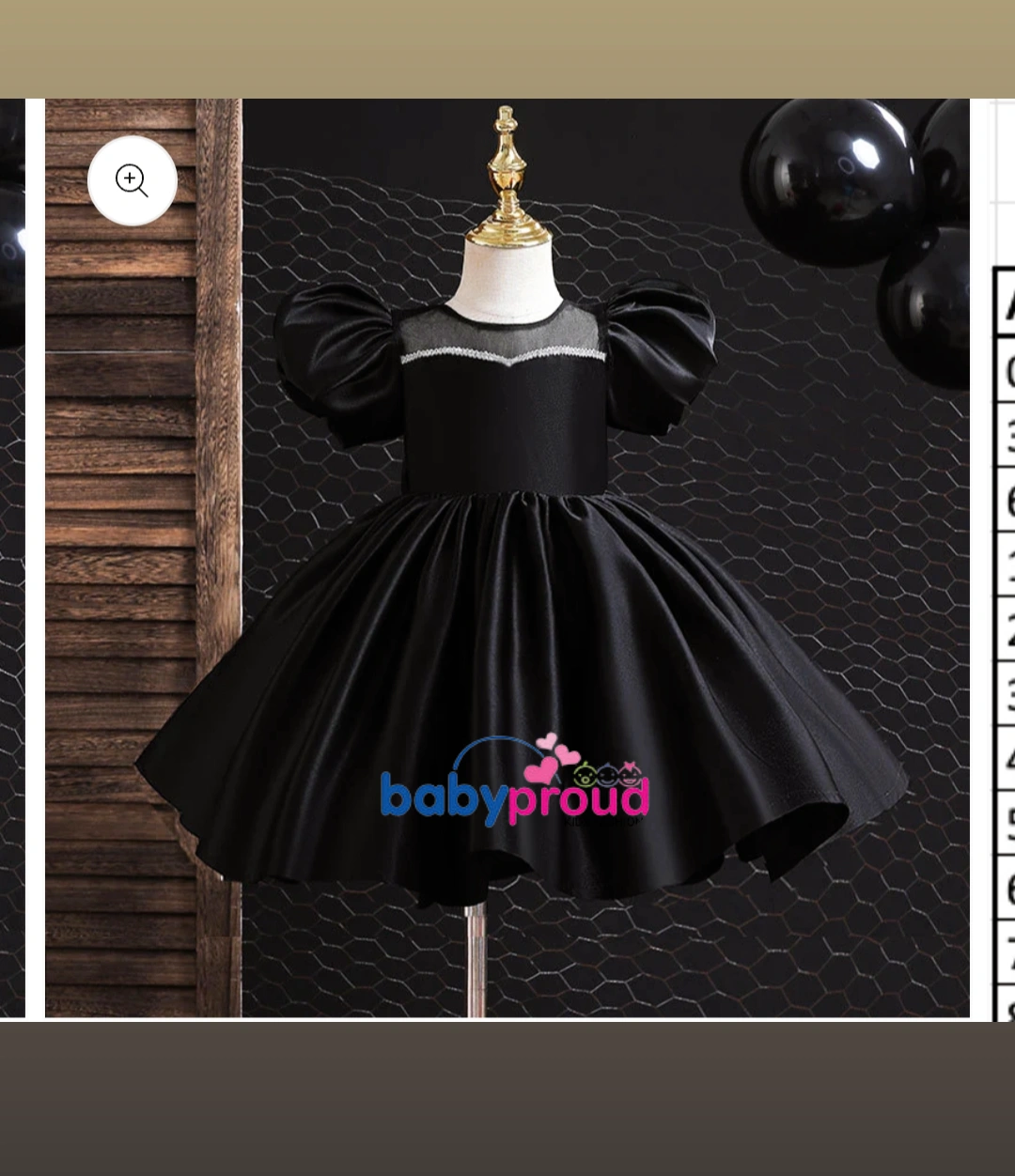 BABY PROUD PARTY WEAR FROCK