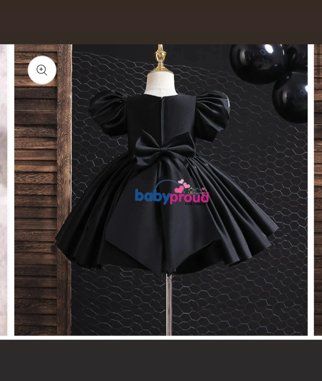 BABY PROUD PARTY WEAR FROCK