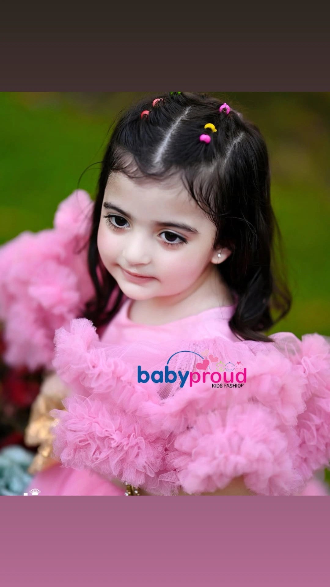 baby proud party wear gown