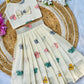 PURE COTTAN BLOUSE AND LEHENGA