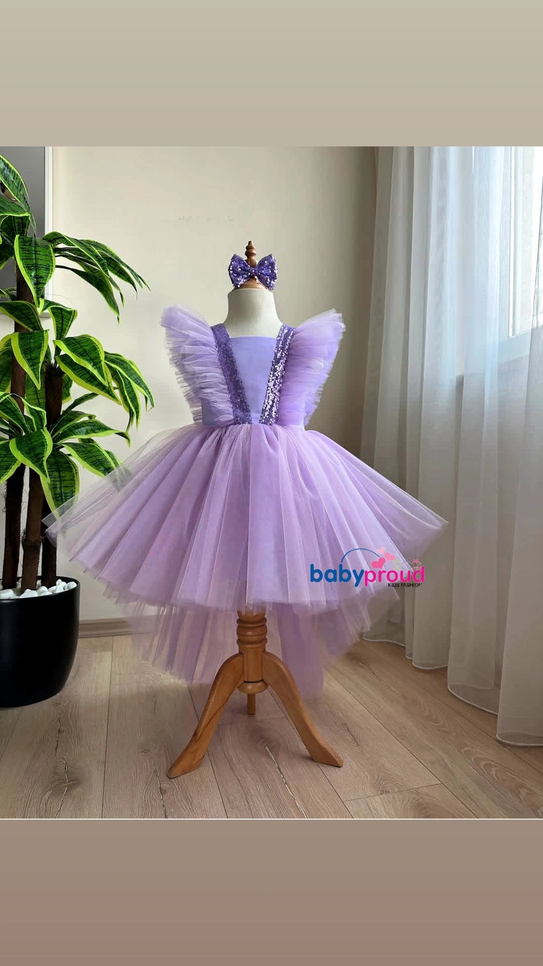 Baby Proud Net Kids Party Dress