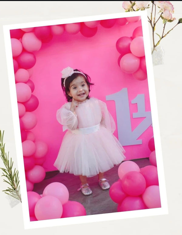 BABY PROUD PARTY WEAR FROCK