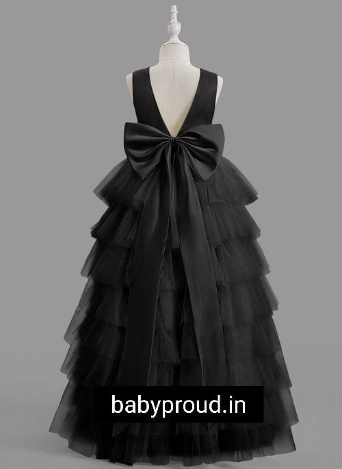 baby proud party wear long gown