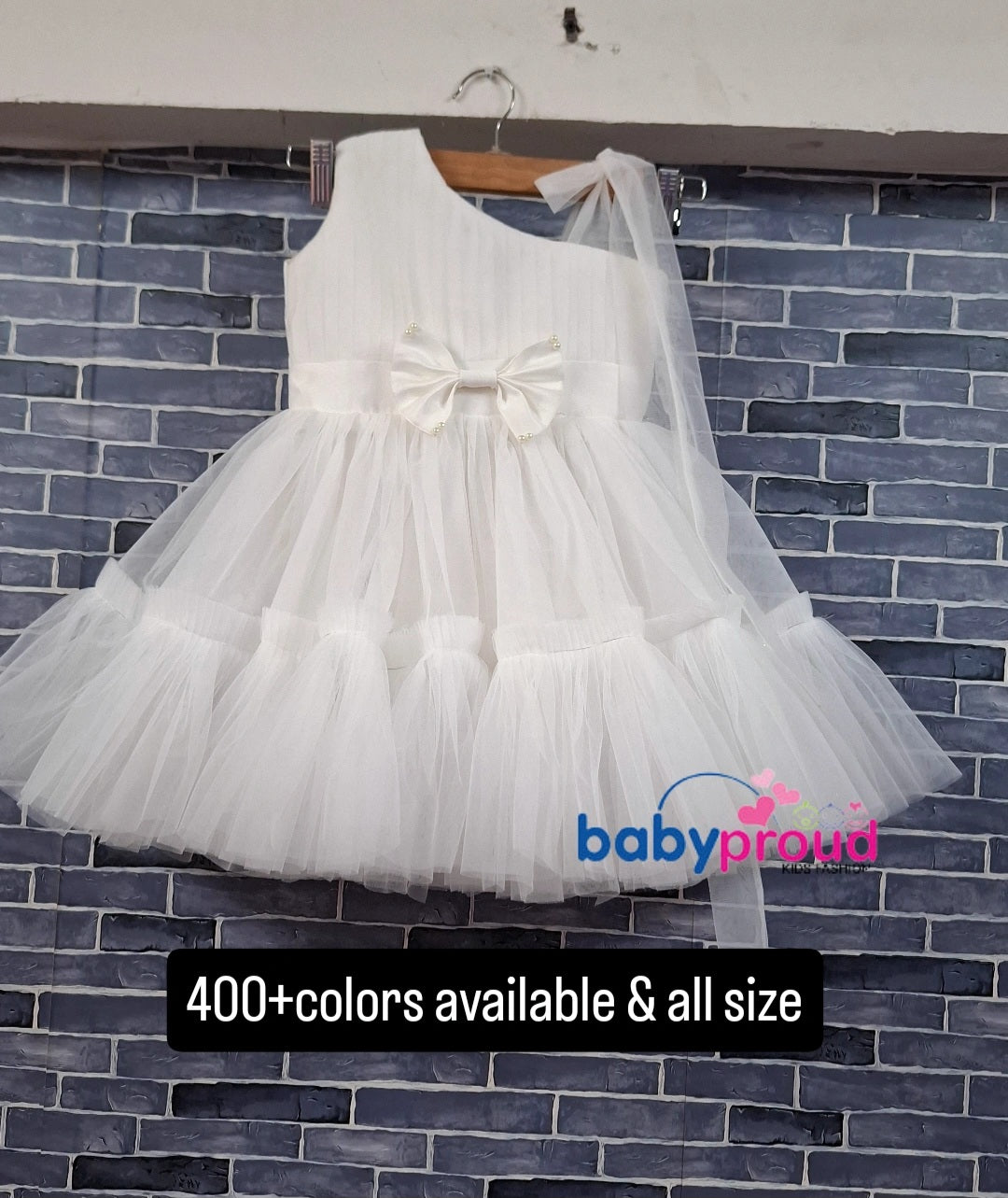 Baby proud party wear frock