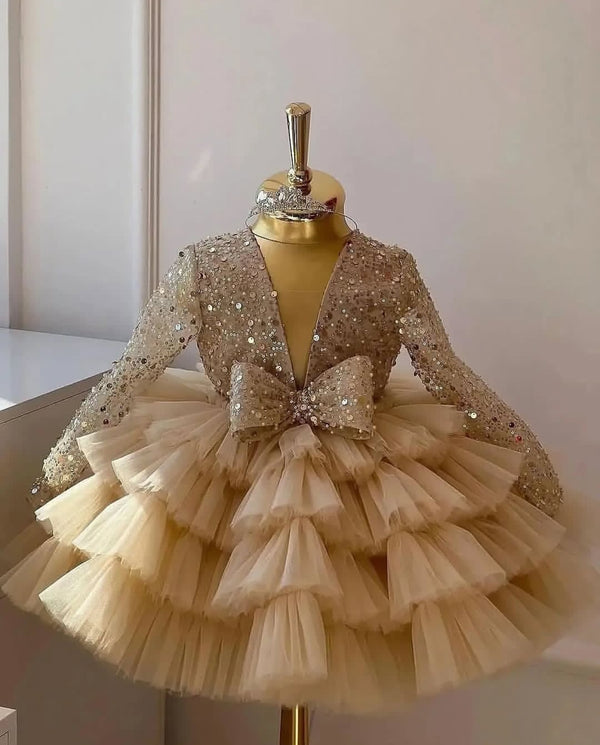 Baby proud party wear frock with full sets