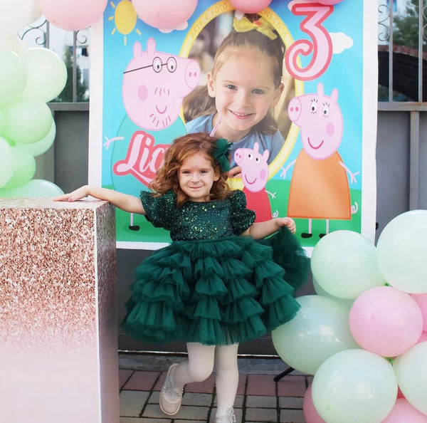 👗 Embellished Partywear Frock Set for Girls 👑