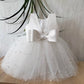 Babyproud White Net Pearls Party Wear Kids Baby Frock