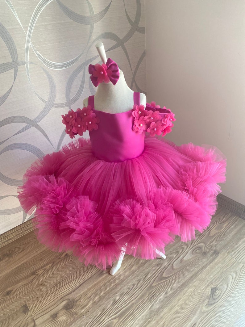 BABY PROUD PARTY WEAR FROCK