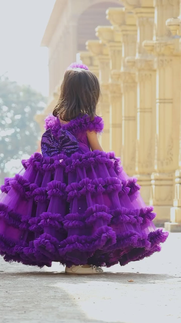 👗 Embellished Partywear Frock Set for Gown 👑
