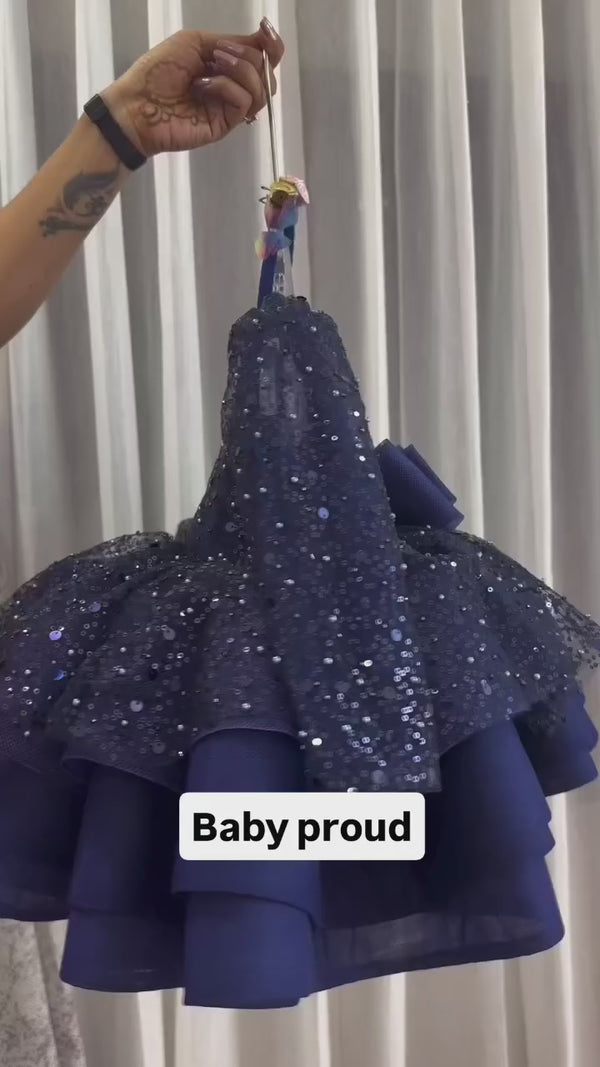 👗 Embellished Partywear Frock Set for Girls 👑