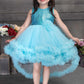 Baby Frock With Ruffled And Bow Embellishment For Girls