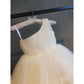 babyproud White Color Net Party Wear Kids Baby Frock