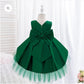 Baby proud Dark Green Color Sleeveless Kids Baby Frock