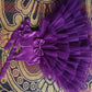 babyproud Wine Color Net Party Wear Kids Baby Frock