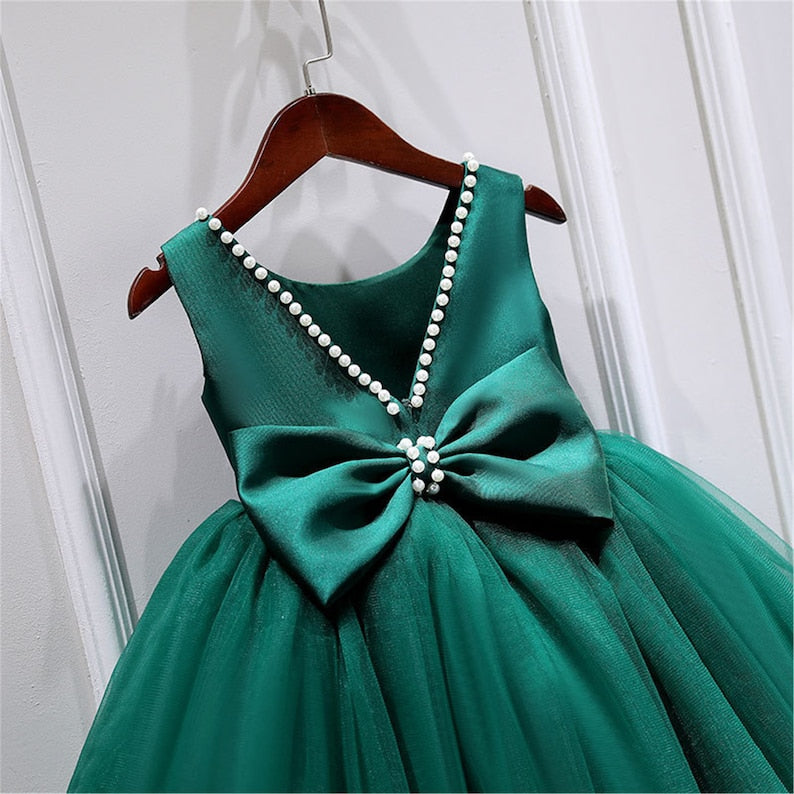 Dark green hot sale baby dress