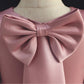 BABY PROUD DARK PEACH COLOR FROCK WITH HAIR BAND