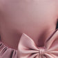BABY PROUD DARK PEACH COLOR FROCK WITH HAIR BAND